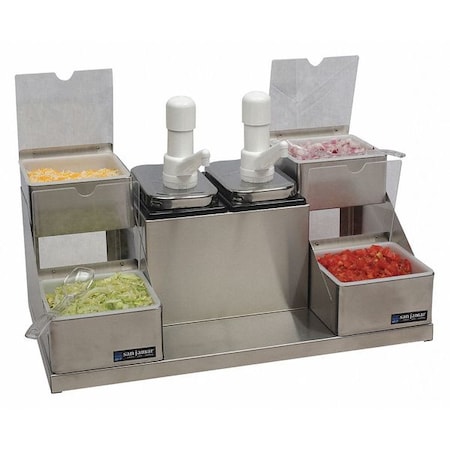 Condiment Center, Self-Service, 4 Comp MPN:P9724