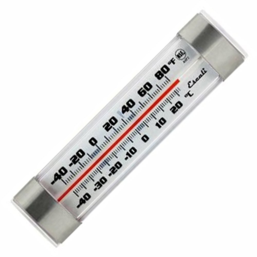 Escali Refrigerator/Freezer Thermometer, -40 deg. - 80 deg.F, 3/4inH x 1-1/4inW x 4-3/4inD MPN:THDLRFG