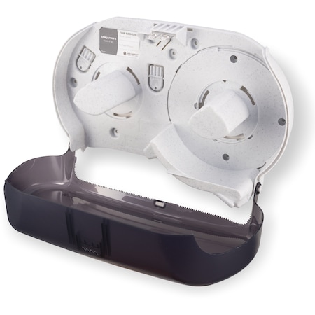 Tissue Dispenser, (2) 9 In Rolls, Black MPN:R4000TBK