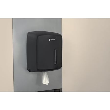 TIMELESS CENTERPULL TOWEL, BLACK MPN:T600BK