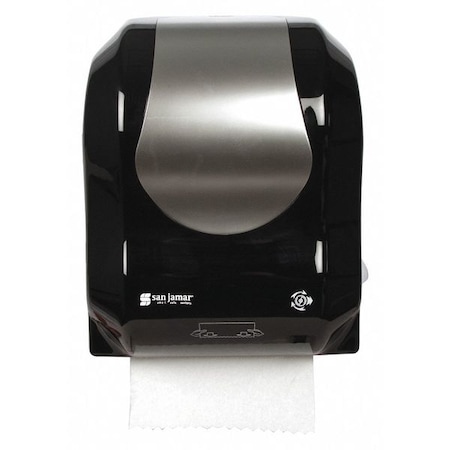 Towl Dspnsr, Hand-Free, Summit, Blk/SS Look MPN:T7470BKSS