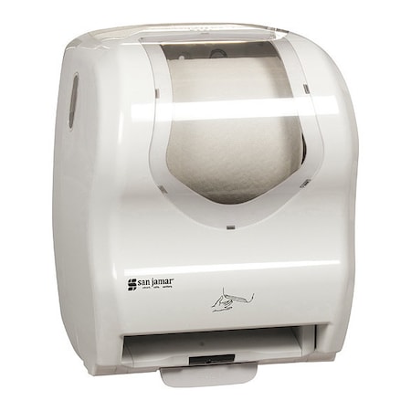 Ppr Towel Dispenser, Hybrid, Elctrnc, Wt/Clear MPN:T8370WHCL