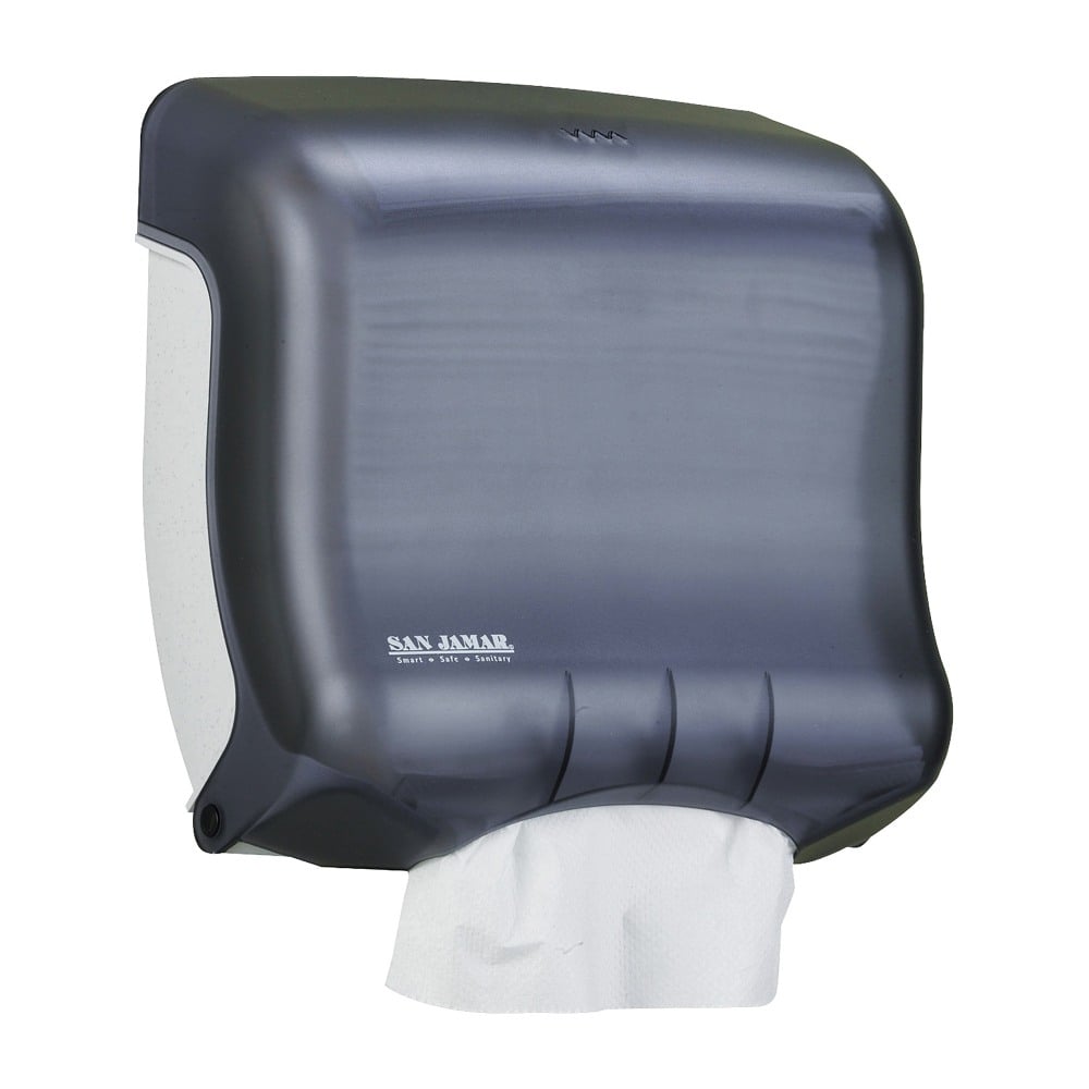 San Jamar Ultrafold Towel Dispenser, 11 1/2in x 11 1/2in x 6in, Black/Pearl MPN:T1750TBK