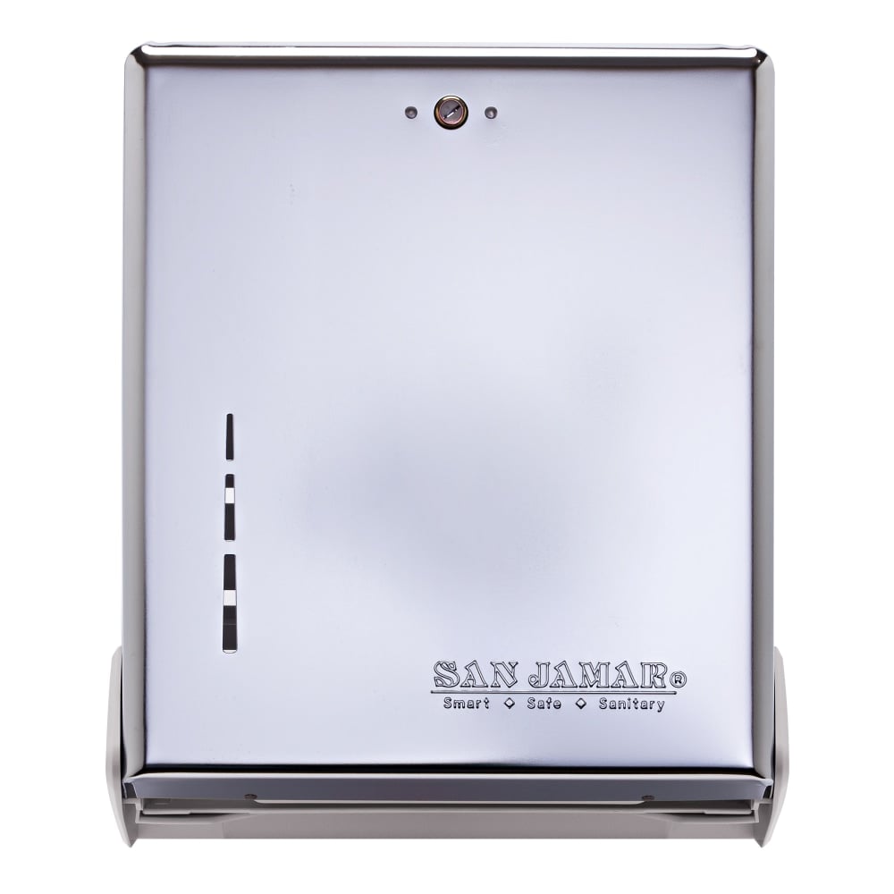 San Jamar True Fold Towel Dispenser - C Fold, Multifold Dispenser - 500x Towel Multifold, 300x Towel C Fold - T1905XC MPN:T1905XC