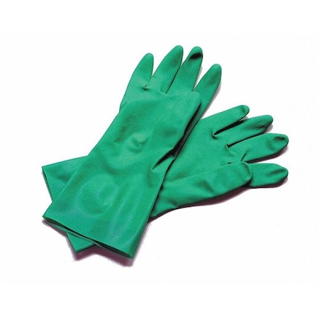 Chemical Resistant Gloves, Nitrile, 12 PK, Green MPN:13NU-M