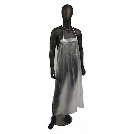 Dishwashing Apron, Vinyl, Clear, 12mm MPN:614DVA