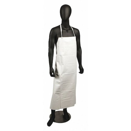 Dishwashing Apron, Vinyl, White, 20mm MPN:614DVA-WH20