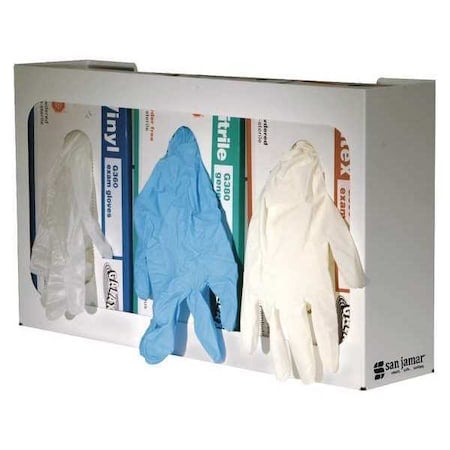 Disposable Glove Dispenser, White MPN:G0804