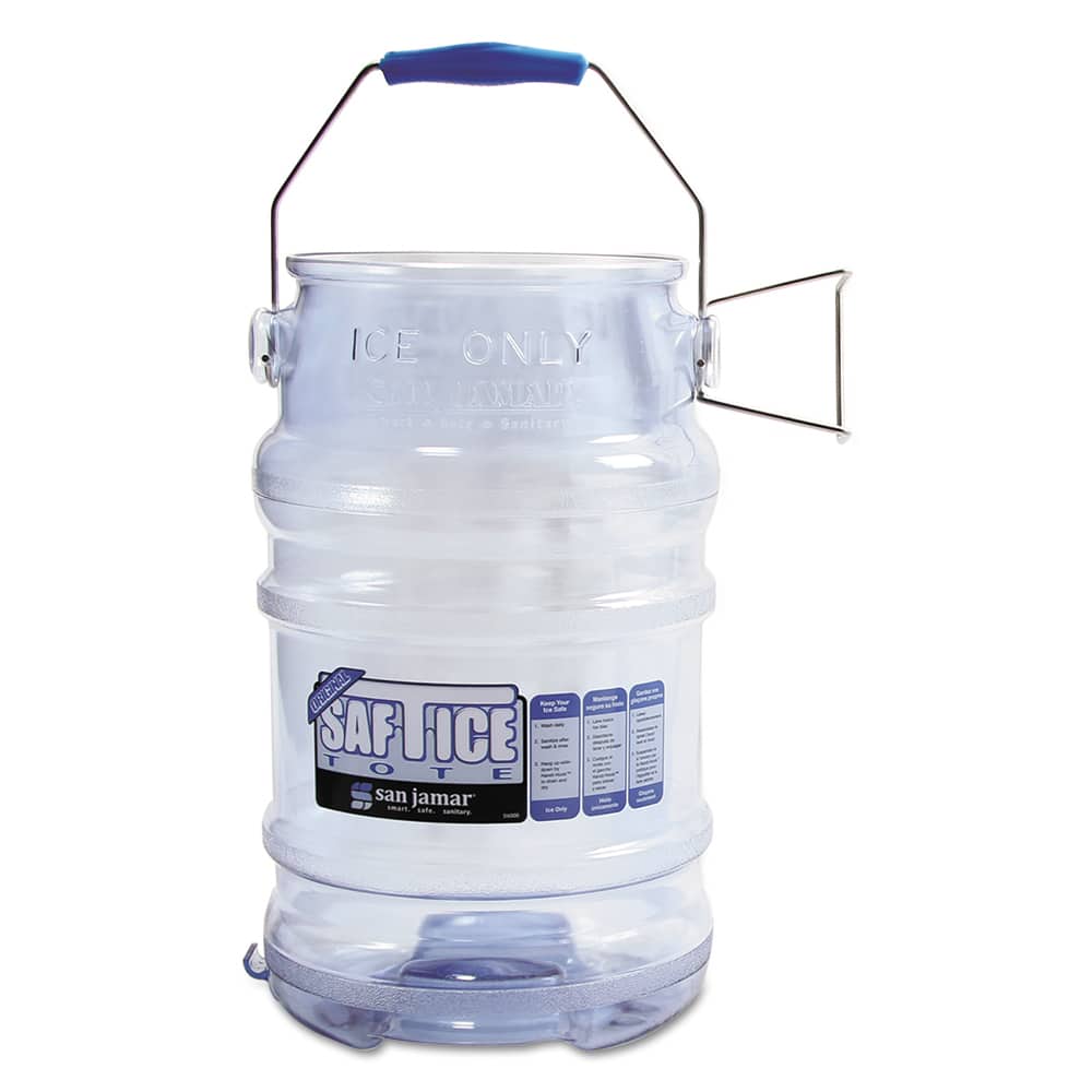Portable Coolers, Portable Cooler Type: Ice Bucket Tote , Body Color: Transparent Blue , Material: Plastic , Depth (Inch): 13 , Width/Diameter (Inch): 8-7/8  MPN:SJMSI6000