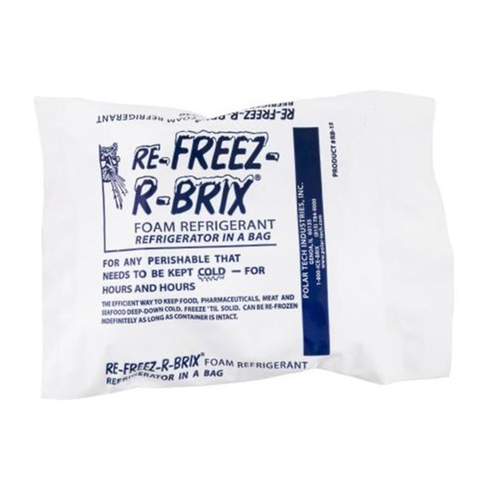San Jamar EZ-Chill Refreezable Ice Pack, White MPN:B6180