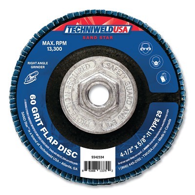 4-1/2 X 5/8-11 Flap Dc Type 29 60 Grit MPN:SS42334