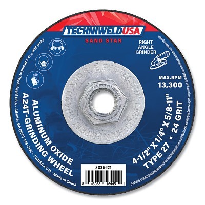 4-1/2 X 1/4 X 5/8-11 Aluminum Oxide Grinding Whl MPN:SS35621