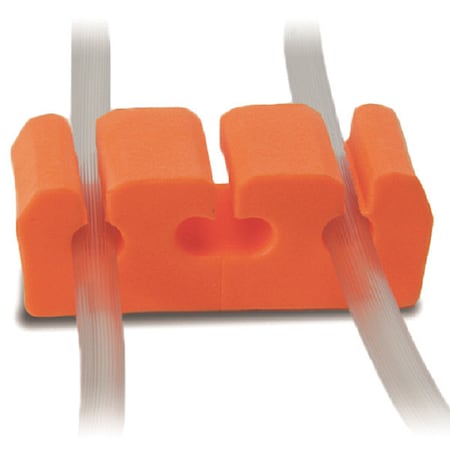 Cord Holder, Orange, PVC, 2-3/4