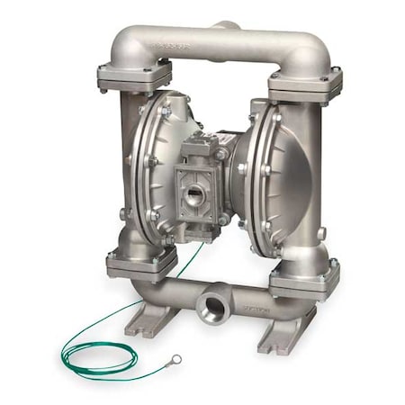 Double Diaphragm Pump, Aluminum, Natural Gas Operated, Buna N, 106 GPM MPN:G15B1ABTXNSX00.