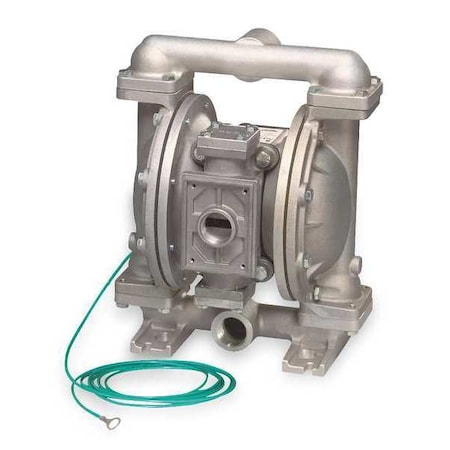 Double Diaphragm Pump, Aluminum, Natural Gas Operated, Buna N, 45 GPM MPN:G1FB1ABTXNSX00.
