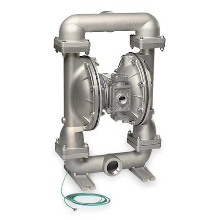 Double Diaphragm Pump, Stainless steel, Natural Gas Operated, 150 GPM MPN:G20B1STTXNSX00.