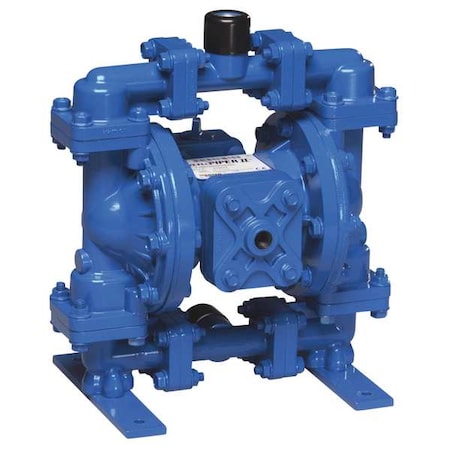 Double Diaphragm Pump, Aluminum, Air Operated, Santoprene, 15 GPM MPN:S05B1A1WANS000.