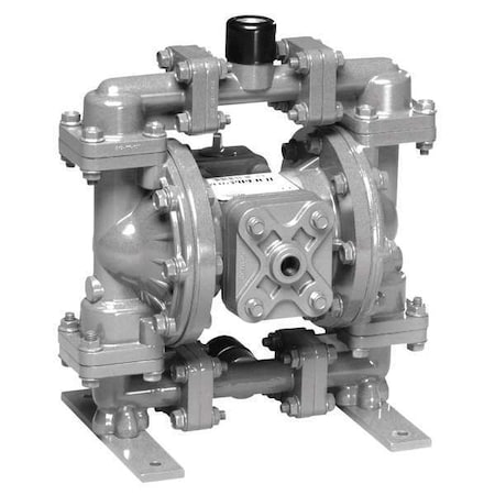 Double Diaphragm Pump, Stainless steel, Air Operated, Buna N, 15 GPM MPN:S05B1SBWANS000.