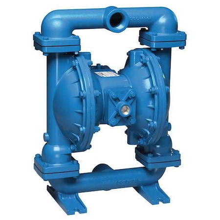 Double Diaphragm Pump, Cast iron, Air Operated, 106 GPM 220 Degrees F MPN:S15B1I2TANS000.