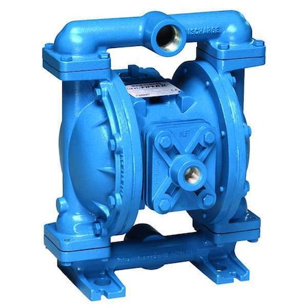 Double Diaphragm Pump, Cast iron, Air Operated, 45 GPM 220 Degrees F MPN:S1FB1I2TANS000.