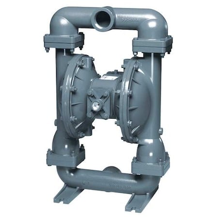 Double Diaphragm Pump, Aluminum, Air Operated, Buna N, 150 GPM MPN:S20B1ABBANS000.