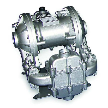 Double Diaphragm Pump, Aluminum, Air Operated, Santoprene, 42 GPM MPN:SB1, SS5A.