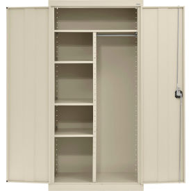 Sandusky® Elite All-Welded Combination Storage Cabinet Solid Door 36
