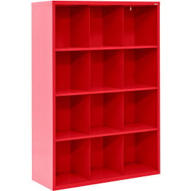 Sandusky® Cubbie Storage Cabinet 12 Openings Open Front Steel 46