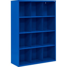 Sandusky® Cubbie Storage Cabinet 12 Openings Open Front Steel 46