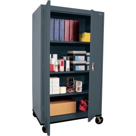 Sandusky® Transport Heavy Duty Mobile Storage Cabinet 22 Gauge 36