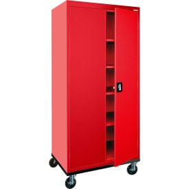 Sandusky® Transport Heavy Duty Mobile Storage Cabinet 22 Gauge 36