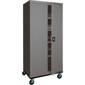 Sandusky® Heavy Duty Mobile Storage Cabinet 22 Gauge 36