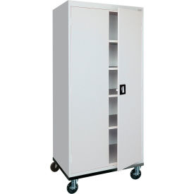 Sandusky® Heavy Duty Mobile Storage Cabinet 22 Gauge 36