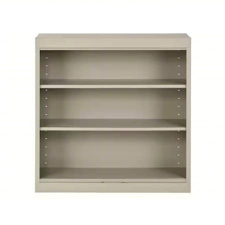 Welded Steel Bookcase, 36x12x36, Putty MPN:BA20361236-07
