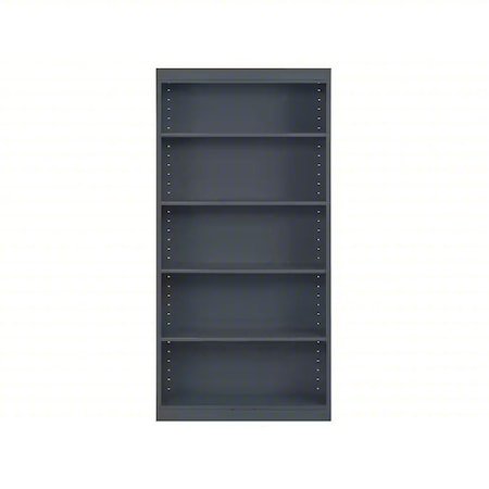 Bookcase, 72 in H, Charcoal MPN:BA40361272-02