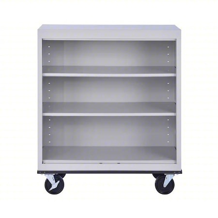 Mobile Bookcase, 42 in H, Dove Gray MPN:BM20361836-05