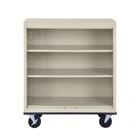 Mobile Bookcase, 42 in H, Putty MPN:BM20361836-07