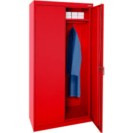 Sandusky® Classic All-Welded Wardrobe Cabinet Solid Door 36