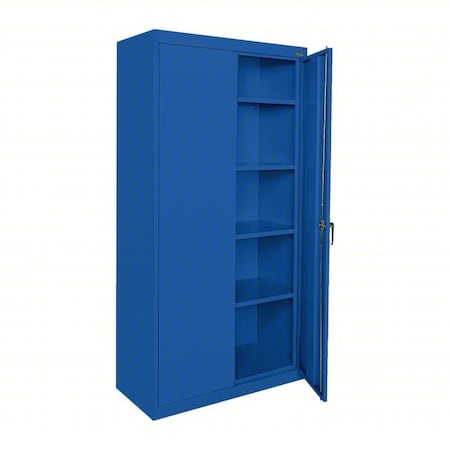 Shelf Cabinet, 72 in H, 36 in W, 24 in D, Swing, Three-Point Locking, 4 Shelves MPN:CA41362472-06