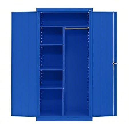 Shelf Cabinet, 72 in H, 36 in W, 18 in D, Swing, Three-Point Locking, 4 Shelves MPN:CAC1361872-06