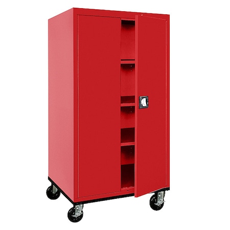 Shelf Cabinet, 72 in H, 36 in W, 24 in D, Keyed, 3 Shelves MPN:TA3R362466-01