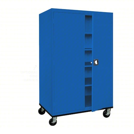 Shelf Cabinet, 78 in H, 46 in W, 24 in D, Recessed, Three-Point Locking, 4 Shelves MPN:TA4R462472-06