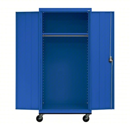 Shelf Cabinet, 78 in H, 36 in W, 24 in D, Recessed, Three-Point Locking, 1 Shelves MPN:TAWR362472-06