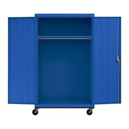Shelf Cabinet, 78 in H, 46 in W, 24 in D, Recessed, Three-Point Locking, 1 Shelves MPN:TAWR462472-06