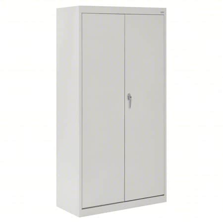 Shelving Storage Cabinet, 66 in H, 30 in W, 18 in D, Swing, Keyed, Gray, 4 Shelves MPN:VF31301866-05