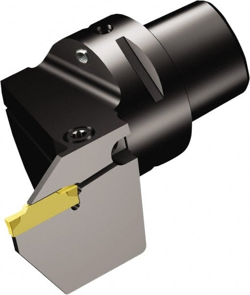 Modular Grooving Head: Left Hand, Cutting Head, System Size C4, Uses N123 Size E Inserts MPN:5846641