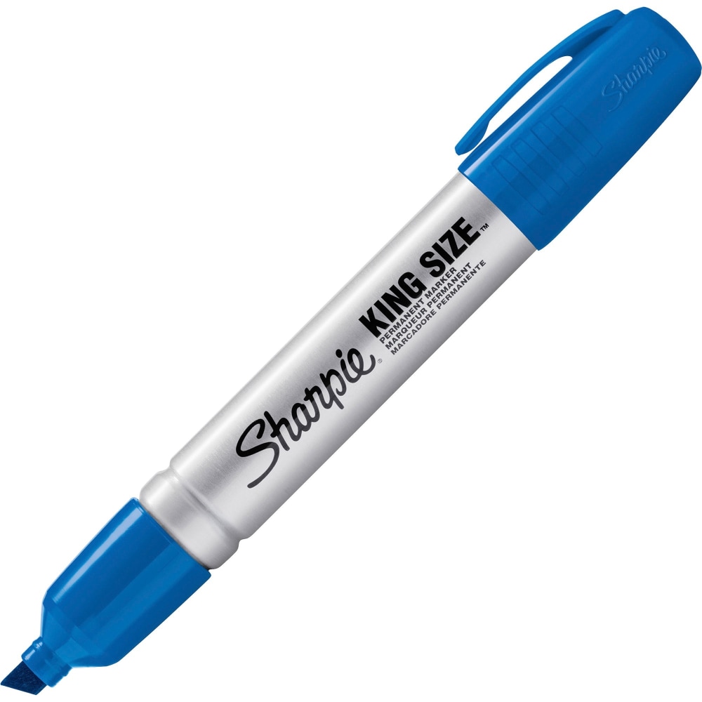 Sharpie King-Size Permanent Markers, Blue, 12/Pack MPN:15003