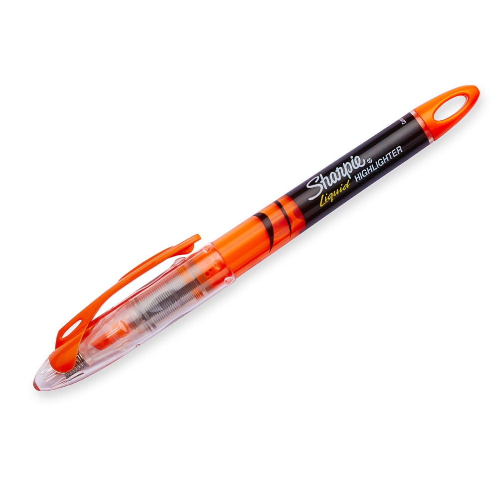 Sharpie Accent Liquid Pen-Style Highlighter, Fluorescent Orange (Min Order Qty 36) MPN:1754466EA