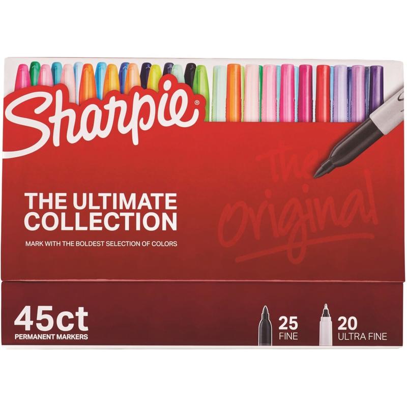Sharpie Ultimate Collection Permanent Markers - Assorted Ink - 45 / Box MPN:2199818