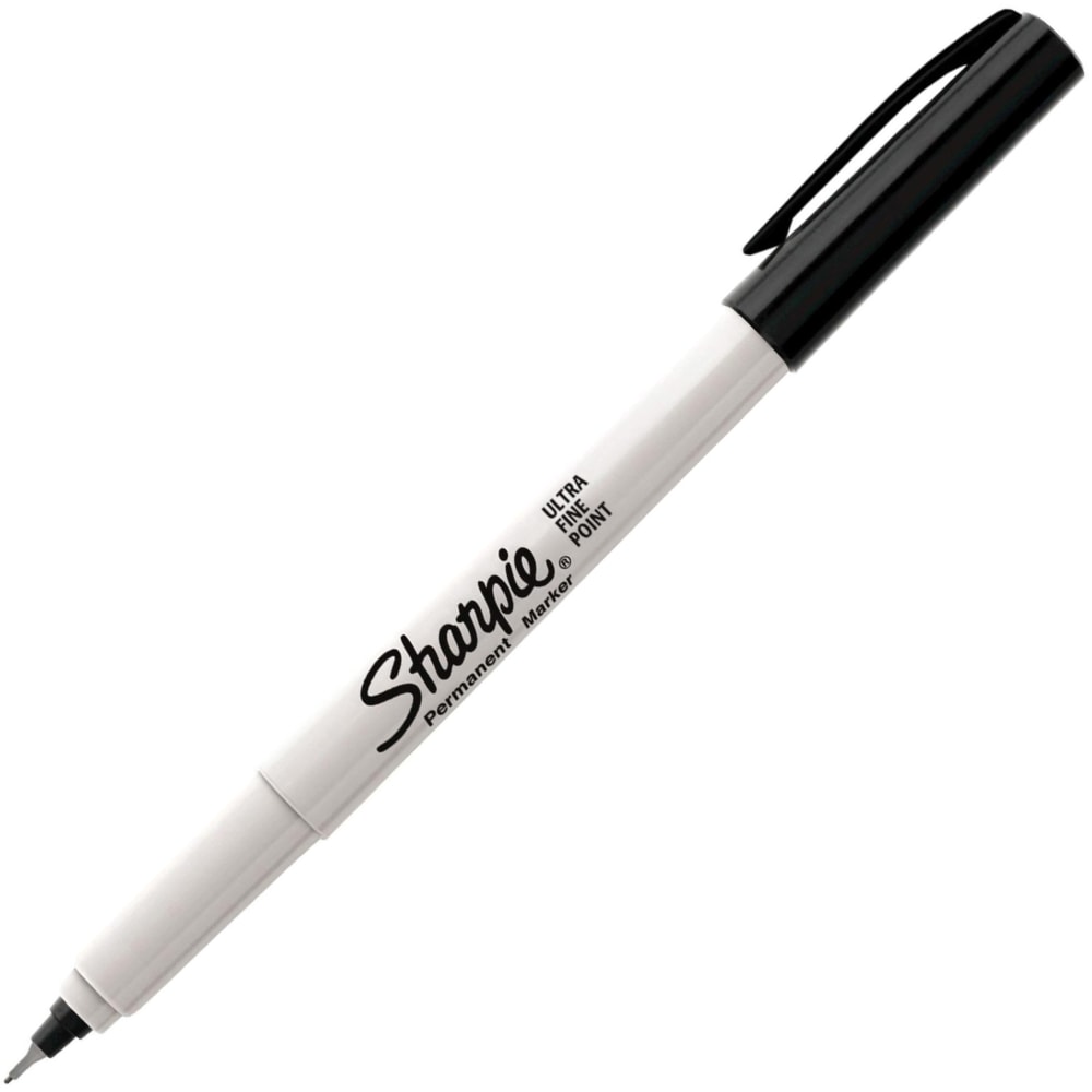 Sanford Sharpie Ultra Fine Point Permanent Marker - Ultra Fine Marker Point - No - Black - 36 / Box MPN:2082960